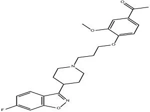 Iloperidone powder structure diagram